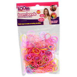 GUMKI LOOM BANDS MIX KOLORÓW 300 SZTUK 544009