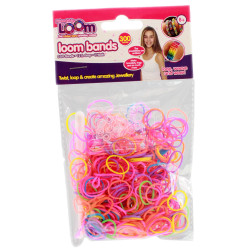 GUMKI LOOM BANDS MIX KOLORÓW 300 SZTUK 544009