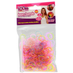 GUMKI LOOM BANDS Z BROKATEM 300 SZTUK 544010