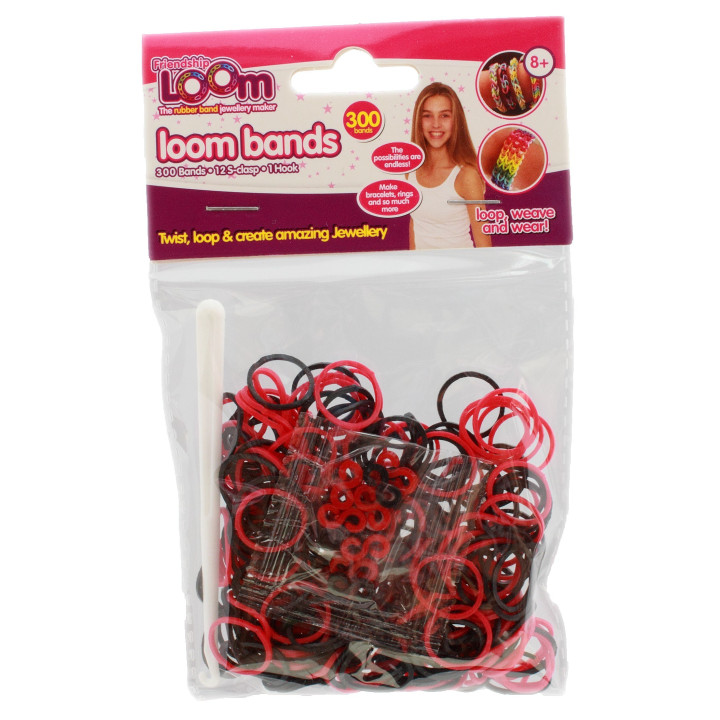 Loom Bands - Gumki mix kolorów 300 sztuk 544031