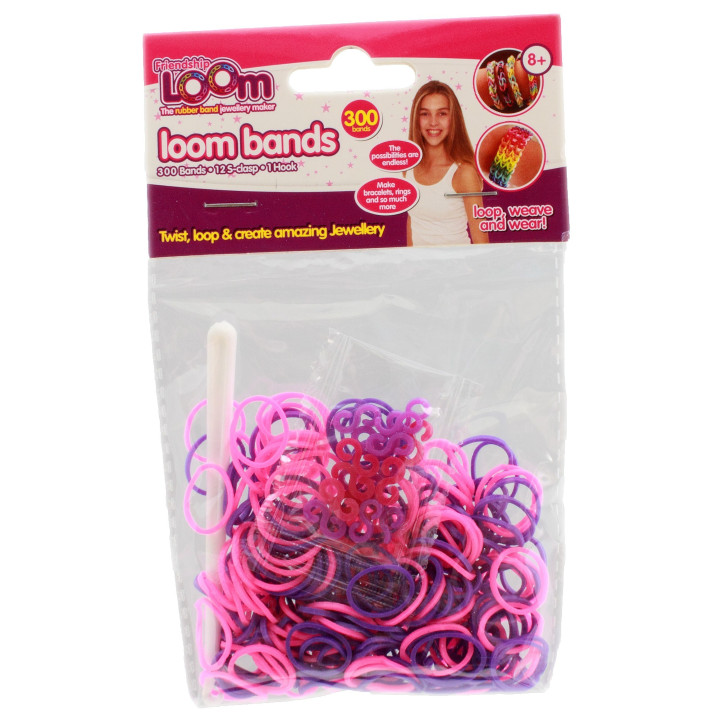 Loom Bands - Gumki mix kolorów 300 sztuk 544031