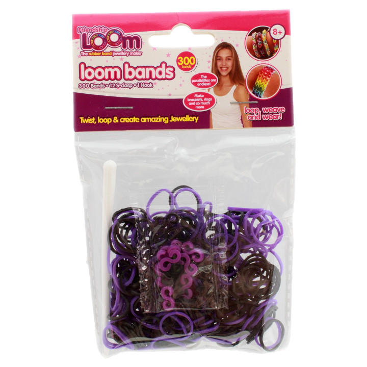 Loom Bands - Gumki mix kolorów 300 sztuk 544031