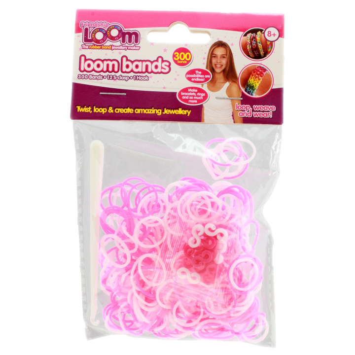Loom Bands - Gumki mix kolorów 300 sztuk 544031