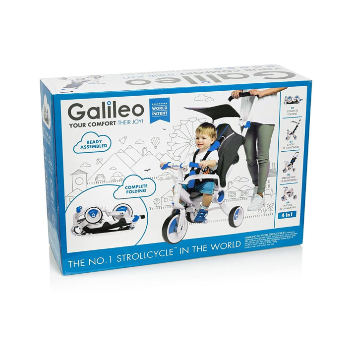 GALILEO 4 KIDS STROLLCYCLE 4W1 BLUE