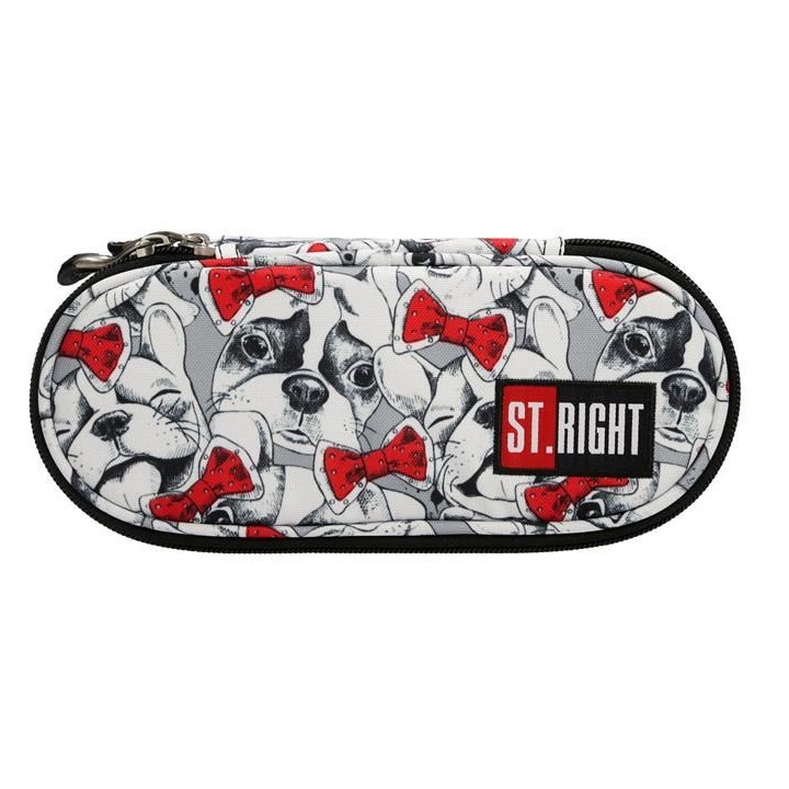 PIÓRNIK SASZETKA USZTYWNIANA Z WEWNĘTRZNĄ KLAPKĄ ST.RIGHT PC-01 LOVELY PETS