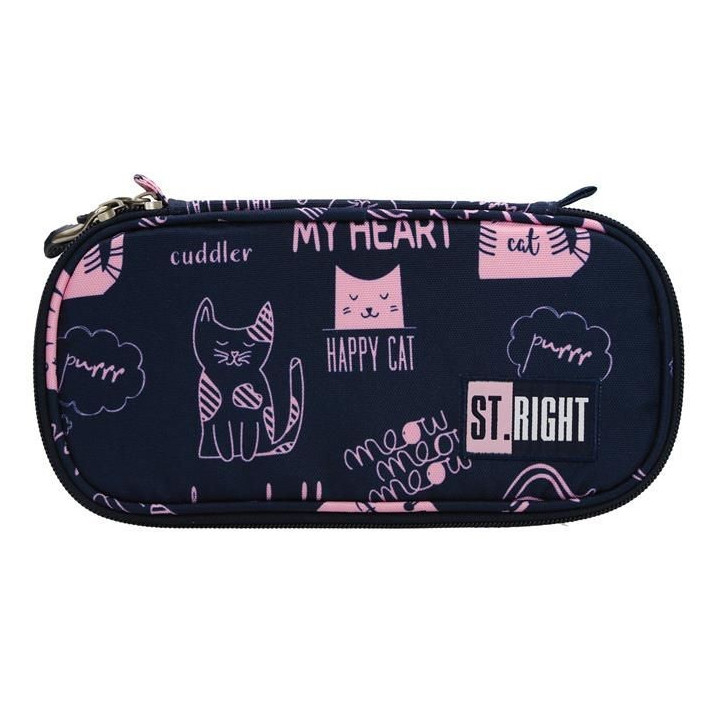 PIÓRNIK SASZETKA USZTYWNIONA Z WEWNĘTRZNĄ KLAPKĄ ST.RIGHT PC-02 CATS
