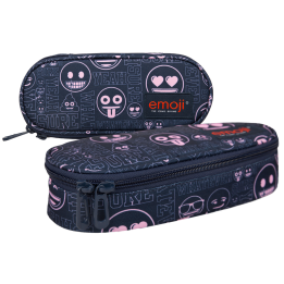 PIÓRNIK SASZETKA USZTYWNIANA Z WEWNĘTRZNĄ KLAPKĄ ST.RIGHT PC-01 EMOJI® PINK