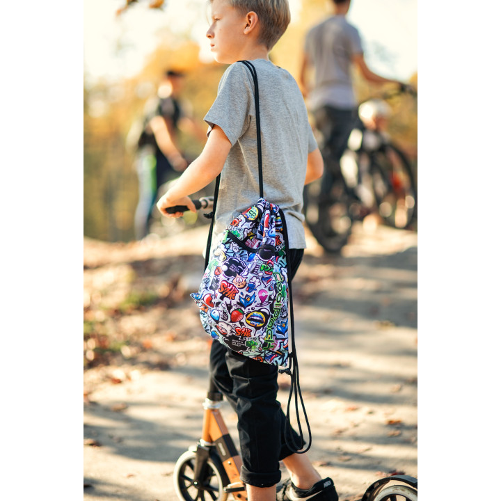 SHOE BAG COOLPACK VERT CAMO ROSES (A70209)