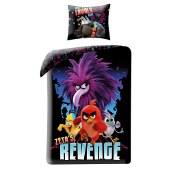 SINGLE DUVET SET 160 X 200 CM ANGRY BIRDS MOVIE 2 ABM2-108BL
