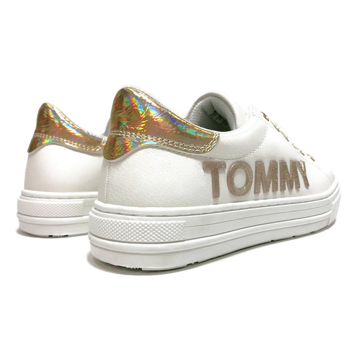 SNEAKERSY TOMMY HILFIGER X068 WHITE/GOLD