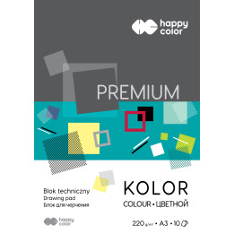 TECHNICAL BLOCK COLOR A3 HAPPY COLOR PREMIUM 220G