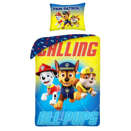SINGLE DUVET SET 140 X 200 CM PAW PATROL P-382BL