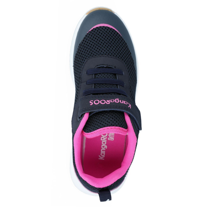 PÓŁBUTY DZIECIĘCE SPORTOWE KANGAROOS KB-SURE EV DK NAVY/DAISY PINK