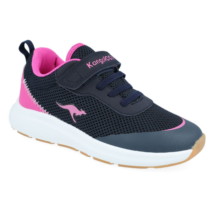 SHOES KANGAROOS KB-SURE EV DK NAVY/DAISY PINK