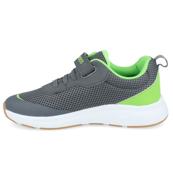 PÓŁBUTY DZIECIĘCE SPORTOWE KANGAROOS KB-SURE EV STEEL GREY/NEON GREEN