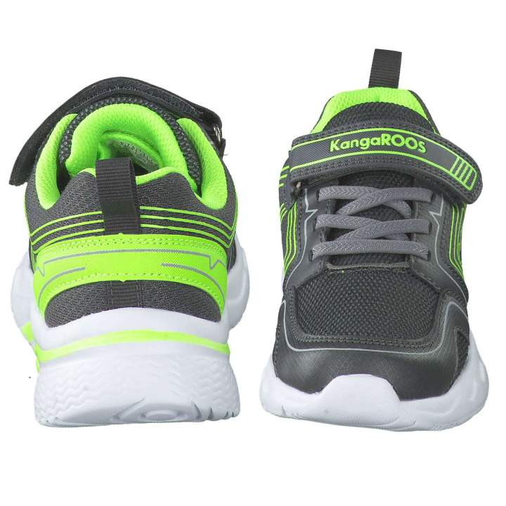 SHOES KANGAROOS KK-HERO EV STEEL GREY/LIME