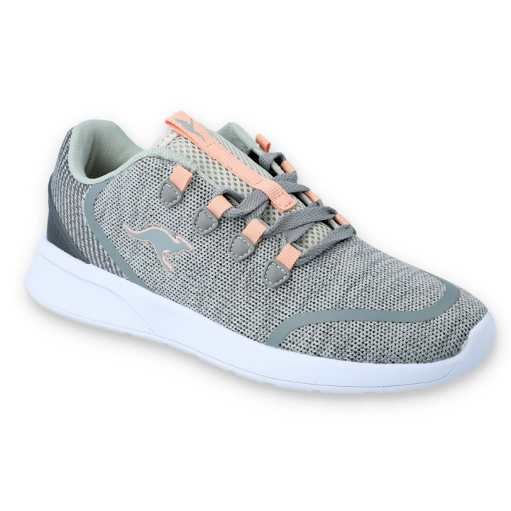 SHOES KANGAROOS KF-LOCK EV VAPOR GREY/DUSTY ROSE