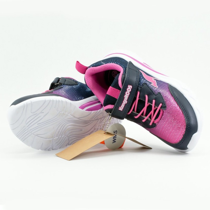 PÓŁBUTY DZIECIĘCE SPORTOWE KANGAROOS KK-DAISY PINK EV