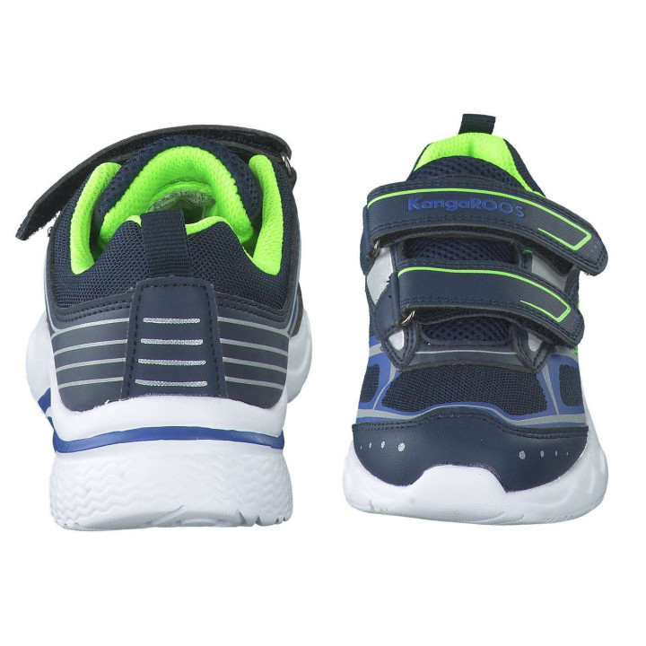 PÓŁBUTY DZIECIĘCE SPORTOWE KANGAROOS KK-KNOX V DK NAVY/LIME