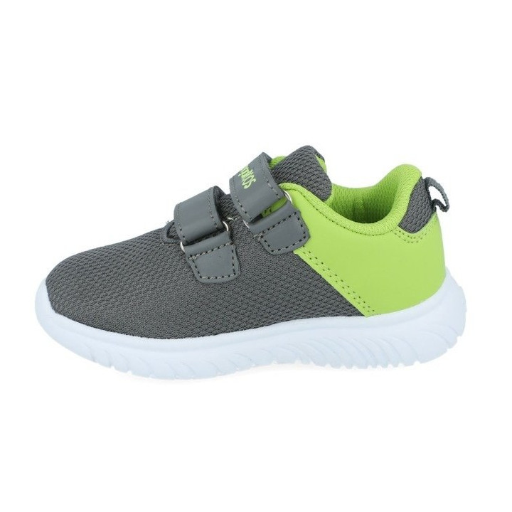 PÓŁBUTY DZIECIĘCE SPORTOWE KANGAROOS KI-LITE V STEEL GREY/LIME