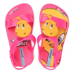 SANDAŁY PLAŻOWE IPANEMA LOONEY TUNES BABY PINK/NEON PINK