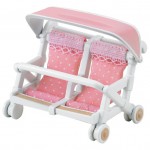 SYLVANIAN FAMILIES DUBLE PUSHCHAIR 4533