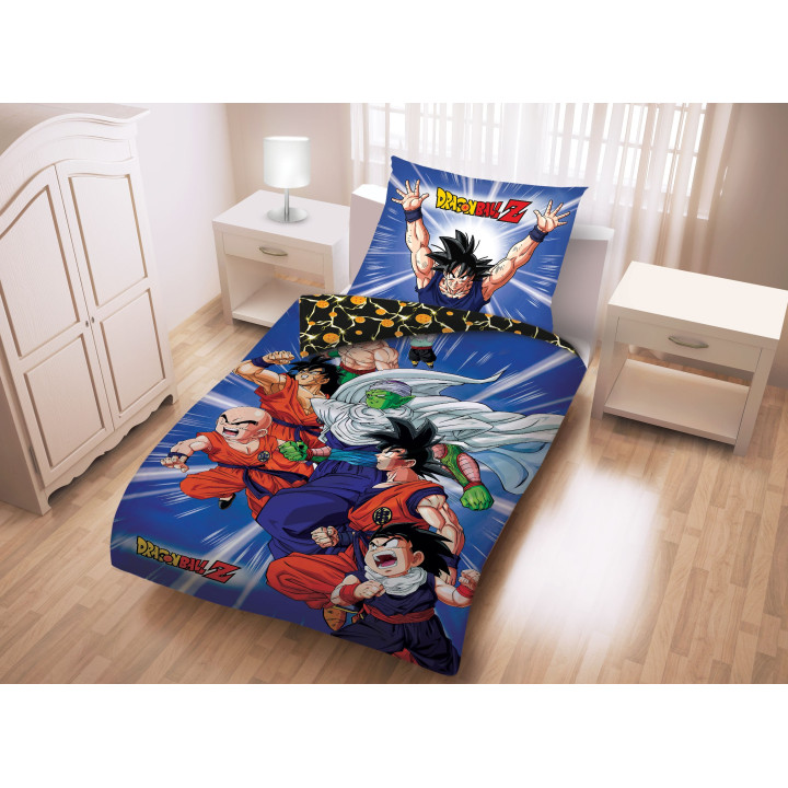 POŚCIEL BAWEŁNIANA DZIECIĘCA 140 X 200 CM DRAGON BALL DB-1103BL