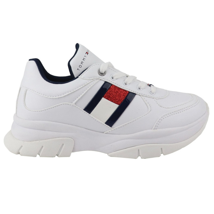 SNEAKERSY TOMMY HILFIGER LOW CUT LACE-UP WHITE