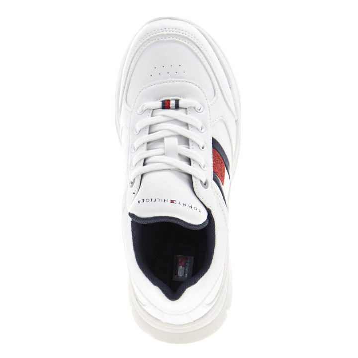 SNEAKERSY TOMMY HILFIGER LOW CUT LACE-UP WHITE