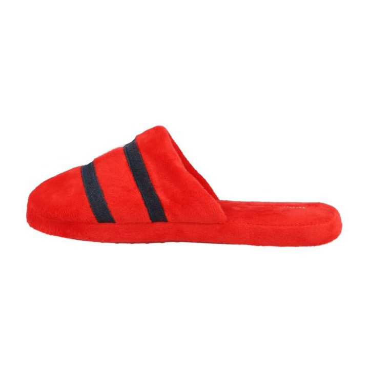 KAPCIE PLUSZOWE TOMMY HILFIGER SLIPPER RED