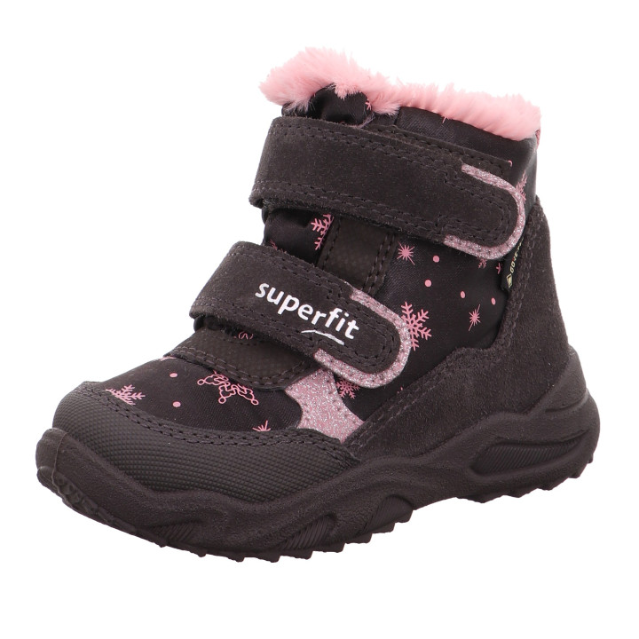 ŚNIEGOWCE SUPERFIT GLACIER BRAUN/ROSA MEMBRANA GORE-TEX