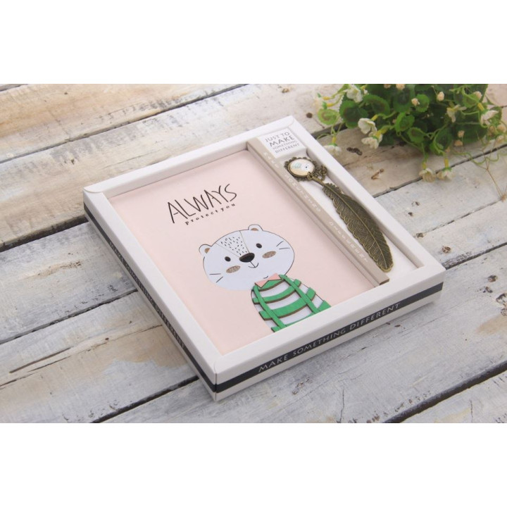 WOODEN TIGER NOTEBOOK 128 SHEETS