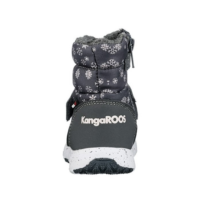 SNOW SHOES KANGAROOS SNOWRUSH STEEL GREY/FROST PINK