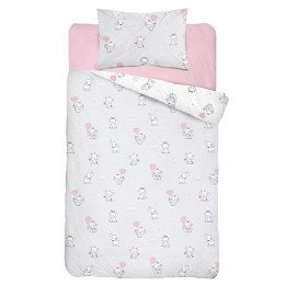 BABY BEDDING SET MAYAMOO 100 X 135 CM ELEPHANT MILUSES 2944AB