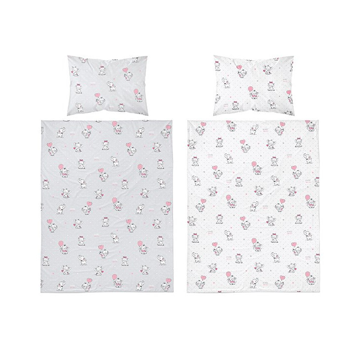 BABY BEDDING SET MAYAMOO 100 X 135 CM ELEPHANT MILUSES 2944AB