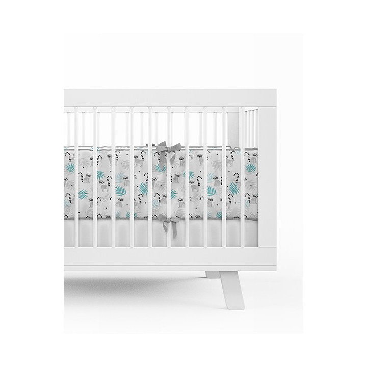 BABY BEDDING SET + BUMPER MAYAMOO 90 X 120 CM MERRY RAINS 2948AB