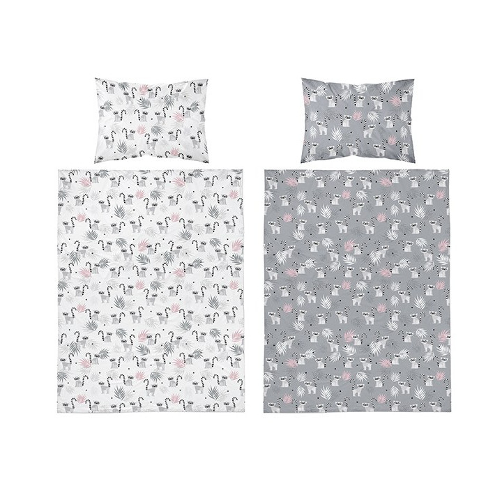 BABY BEDDING SET + BUMPER MAYAMOO 90 X 120 CM MERRY RAINS 2948CD