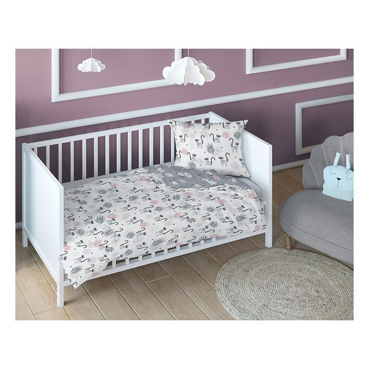 POŚCIEL BAWEŁNIANA + OCHRANIACZ MAYAMOO 90 X 120 CM WESOŁE URWISY 2948CD