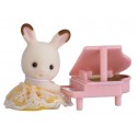 SYLVANIAN FAMILIES ZESTAW PRZENOŚNY KRÓLIK Z PIANINEM 5202