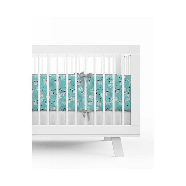 BABY BEDDING SET + BUMPER MAYAMOO 100 X 135 CM MERRY RAINS 2948AB