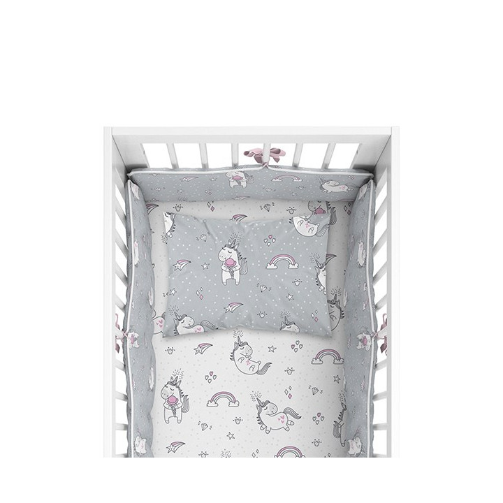 POŚCIEL BAWEŁNIANA + OCHRANIACZ MAYAMOO 100 X 135 CM MAGICZNI PRZYJACIELE 2945CD