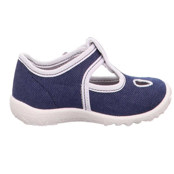 PANTOFLE TEKSTYLNE KAPCIE SUPERFIT SPOTTY BLAU 0-609248-8000