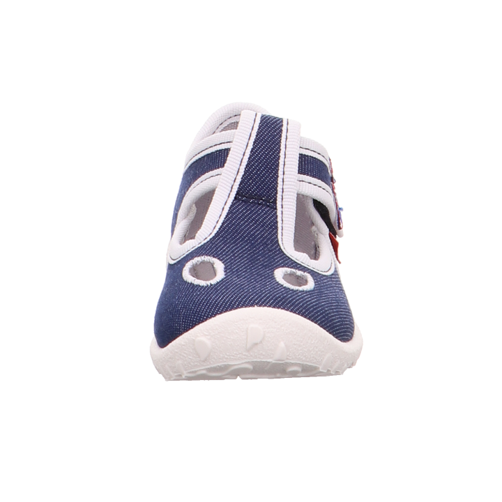 PANTOFLE TEKSTYLNE KAPCIE SUPERFIT SPOTTY BLAU 0-609248-8000