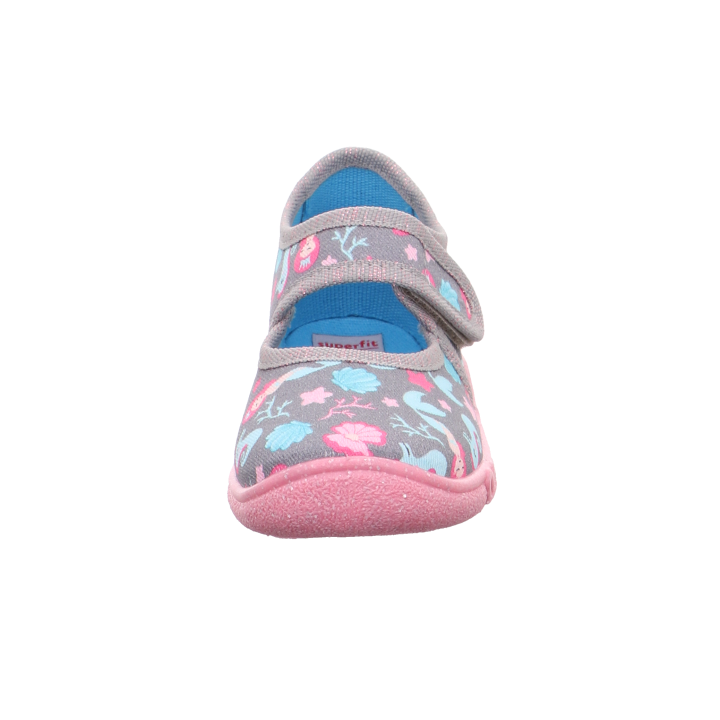 PANTOFLE TEKSTYLNE KAPCIE SUPERFIT BELINDA GRAU 1-800288-2010