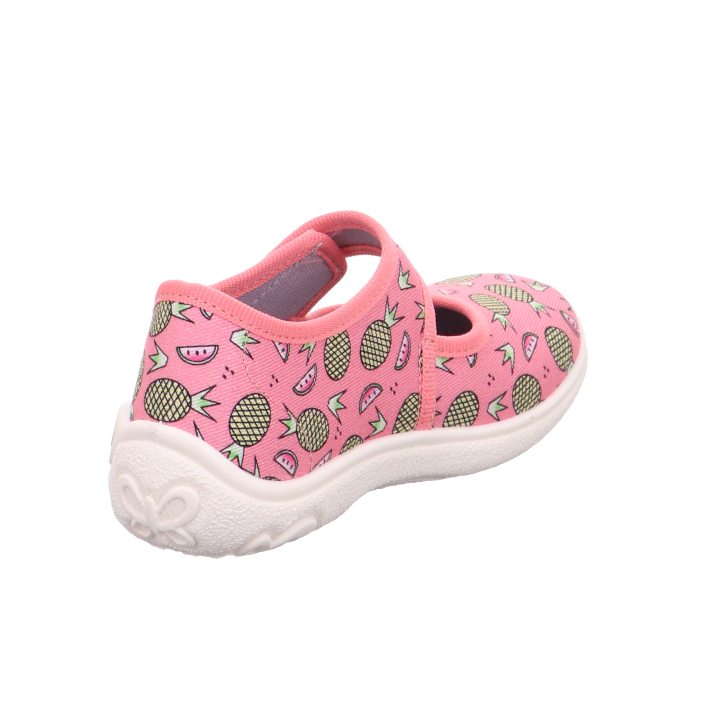 PANTOFLE TEKSTYLNE KAPCIE SUPERFIT BELINDA ROT 1-800288-5000
