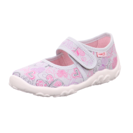 PANTOFLE TEKSTYLNE KAPCIE SUPERFIT BONNY GRAU 1-000283-2010