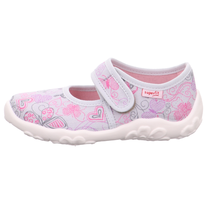 PANTOFLE TEKSTYLNE KAPCIE SUPERFIT BONNY GRAU 1-000283-2010