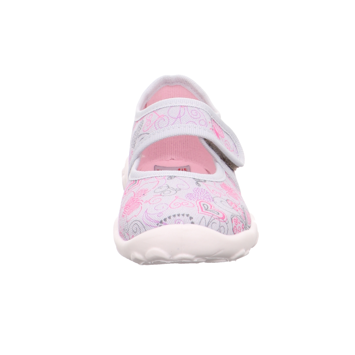 PANTOFLE TEKSTYLNE KAPCIE SUPERFIT BONNY GRAU 1-000283-2010