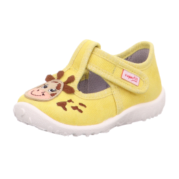 PANTOFLE TEKSTYLNE KAPCIE SUPERFIT SPOTTY GELB 1-009256-6000
