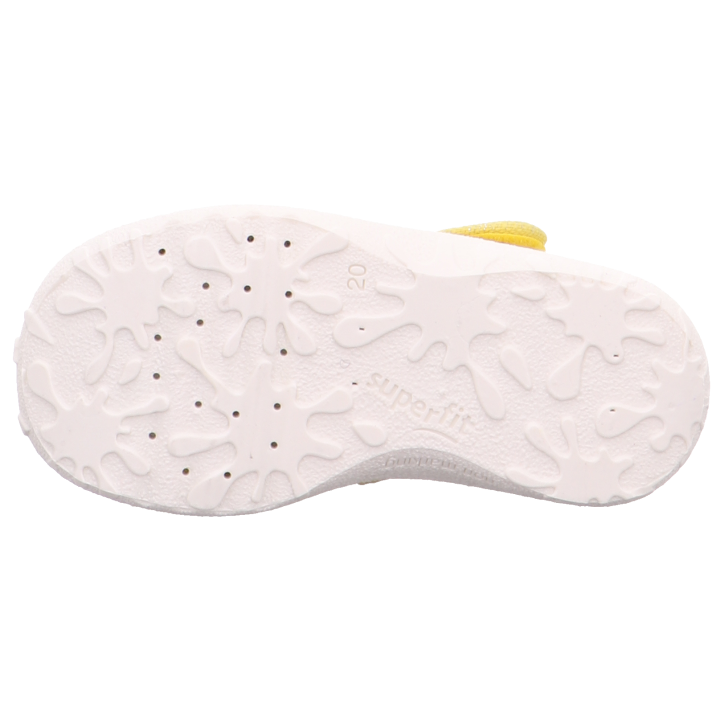 PANTOFLE TEKSTYLNE KAPCIE SUPERFIT SPOTTY GELB 1-009256-6000